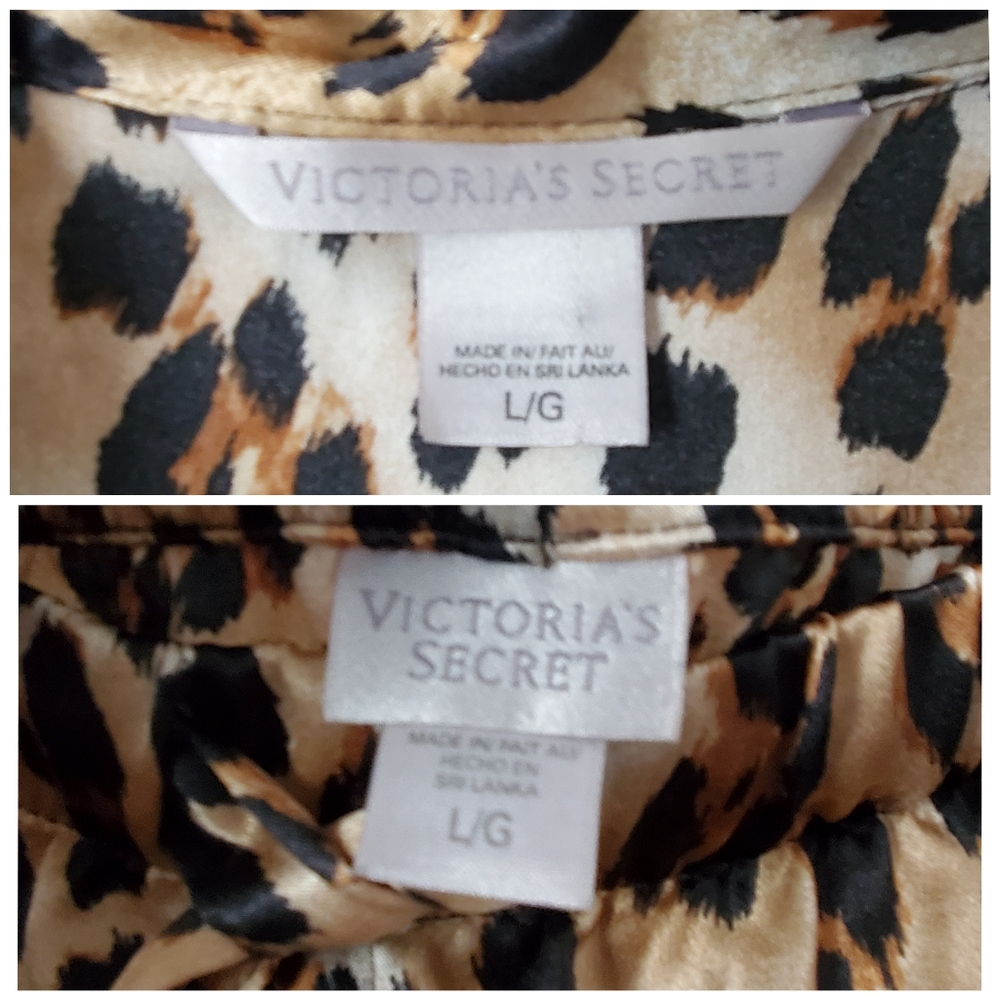 ❤sold❤leopard print victoria secret 2 piece pajama set - Picture 6 of 6
